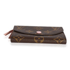 Louis Vuitton Monogram Canvas & Rose Ballerine Rosalie Wallet