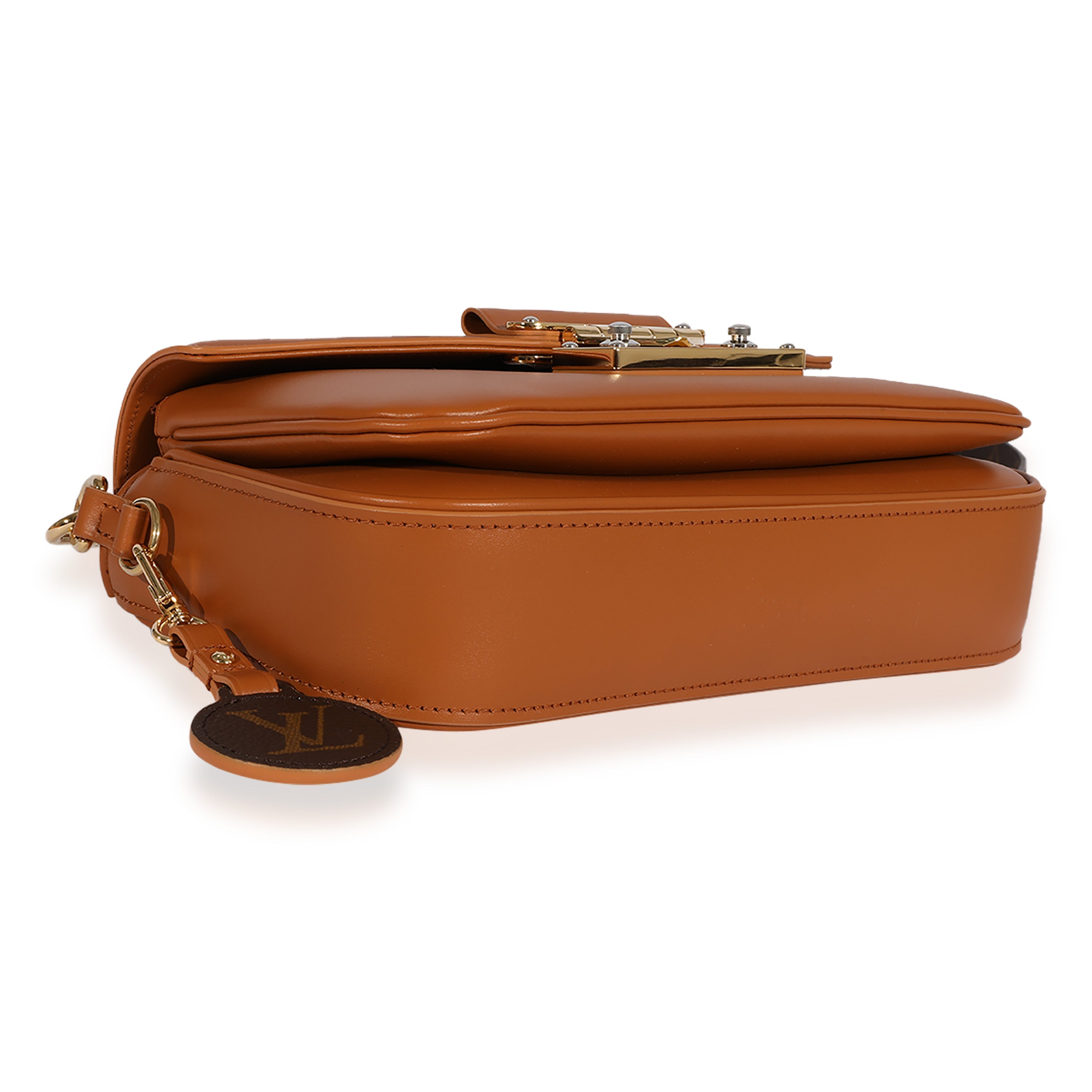 Louis Vuitton Louis Vuitton Hazelnut Calfskin Swing Bag
