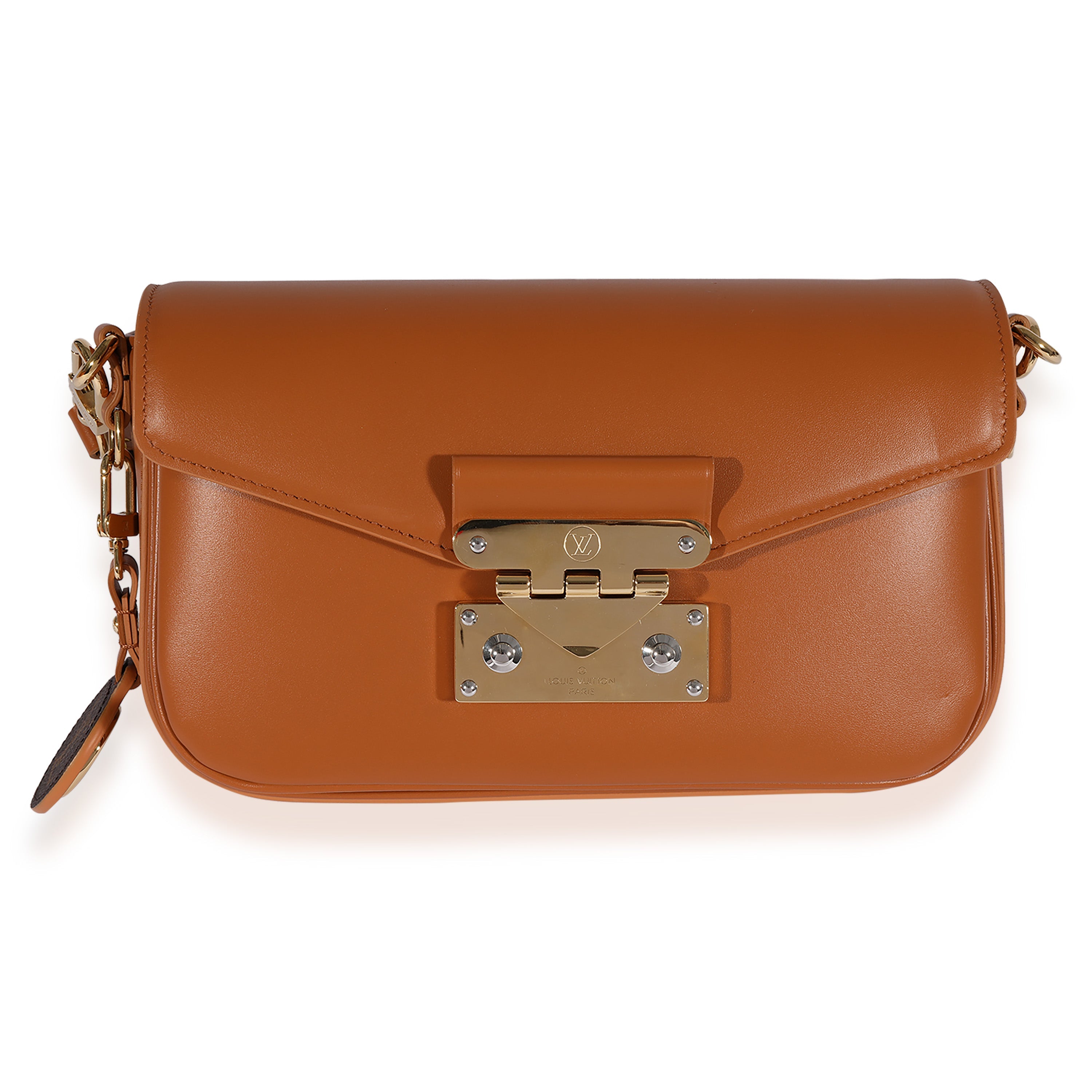 Louis Vuitton Louis Vuitton Hazelnut Calfskin Swing Bag