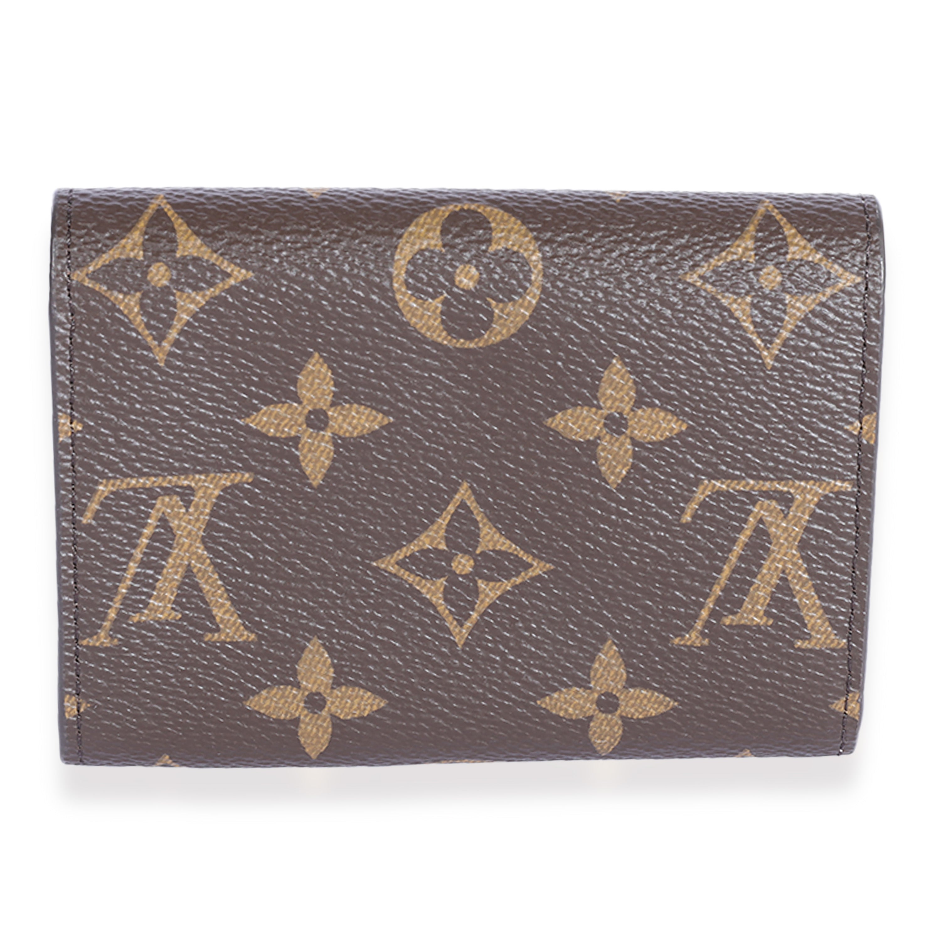 Louis Vuitton Louis Vuitton Monogram Canvas & Fuchsia 6 Key Holder