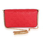 Louis Vuitton Louis Vuitton Scarlet Monogram Empreinte Félicie Pochette