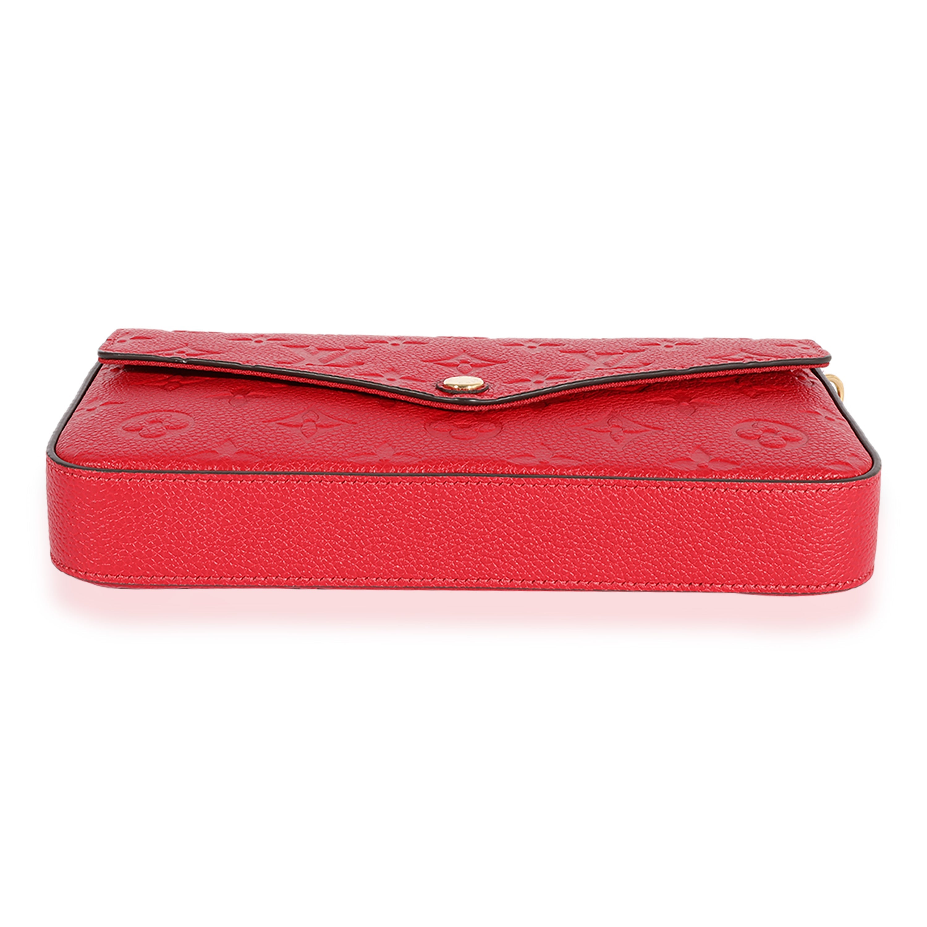 Louis Vuitton Louis Vuitton Scarlet Monogram Empreinte Félicie Pochette