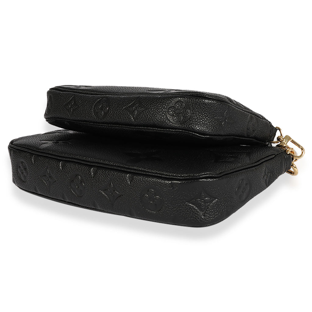 Louis Vuitton Louis Vuitton Black Monogram Empreinte Multi-Pochette Accessoires