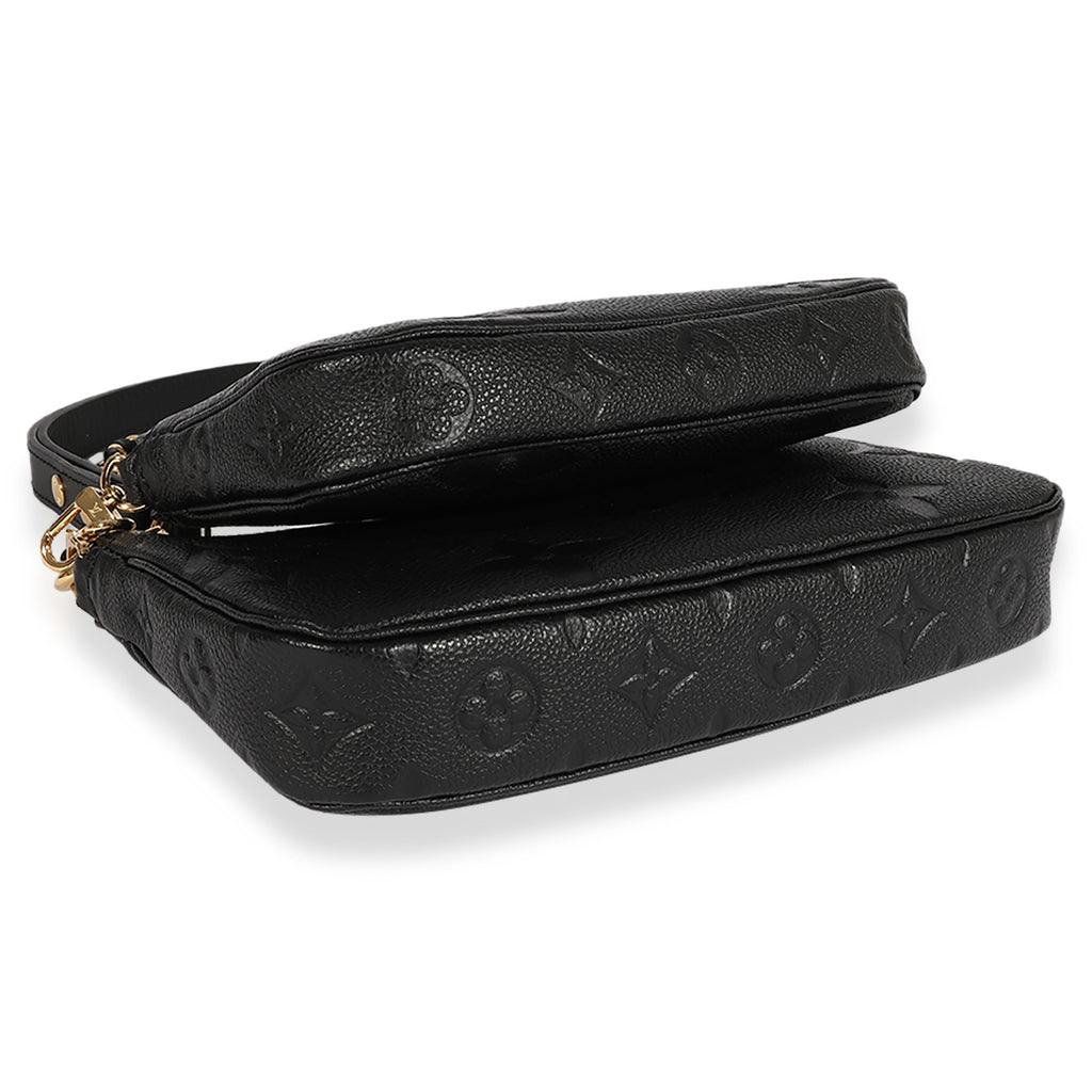 Louis Vuitton Louis Vuitton Black Monogram Empreinte Multi-Pochette Accessoires
