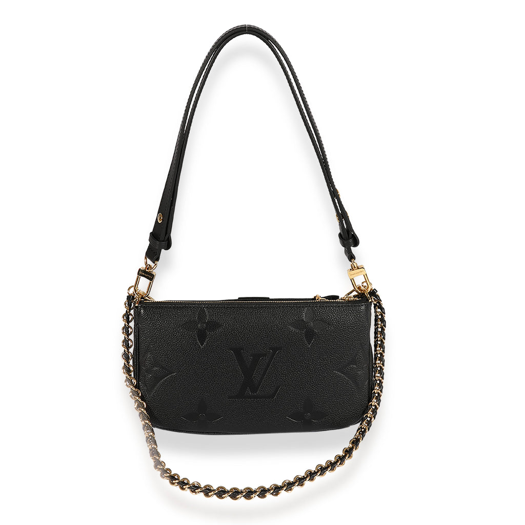 Louis Vuitton Louis Vuitton Black Monogram Empreinte Multi-Pochette Accessoires