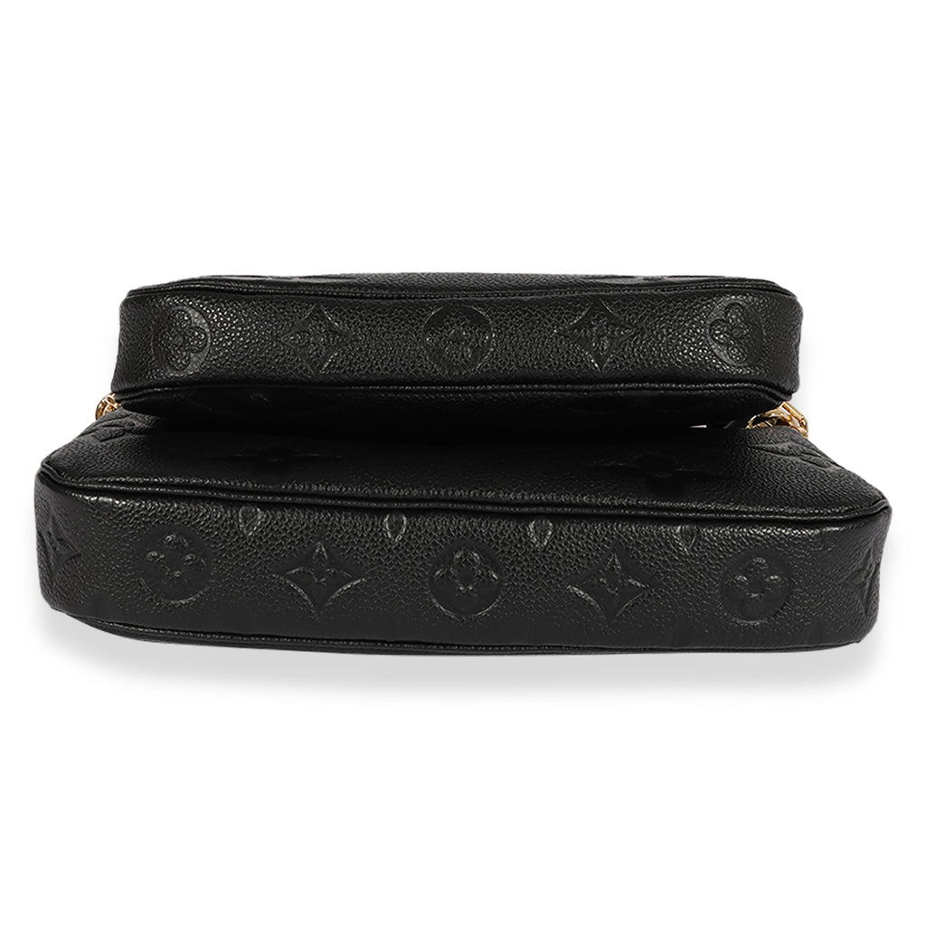 Louis Vuitton Louis Vuitton Black Monogram Empreinte Multi-Pochette Accessoires