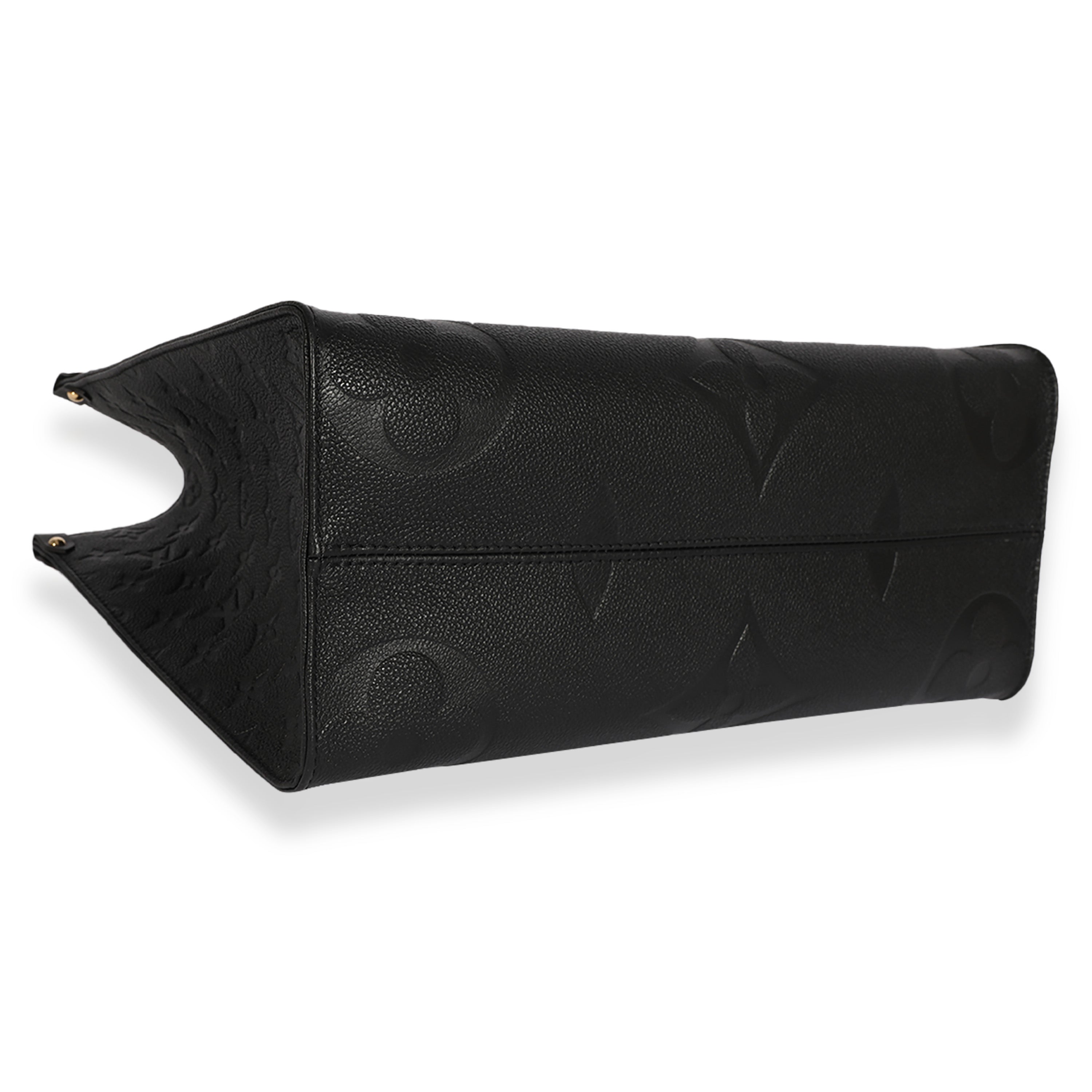 Louis Vuitton Louis Vuitton Black Monogram Empreinte Onthego MM