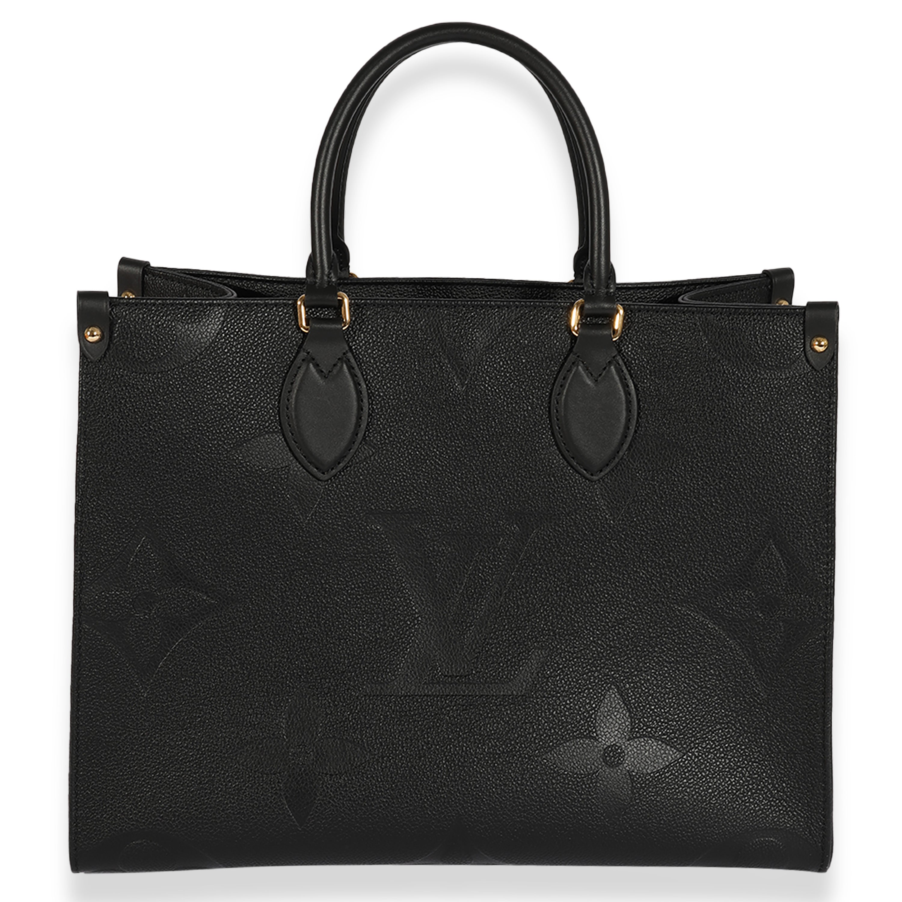 Louis Vuitton Louis Vuitton Black Monogram Empreinte Onthego MM