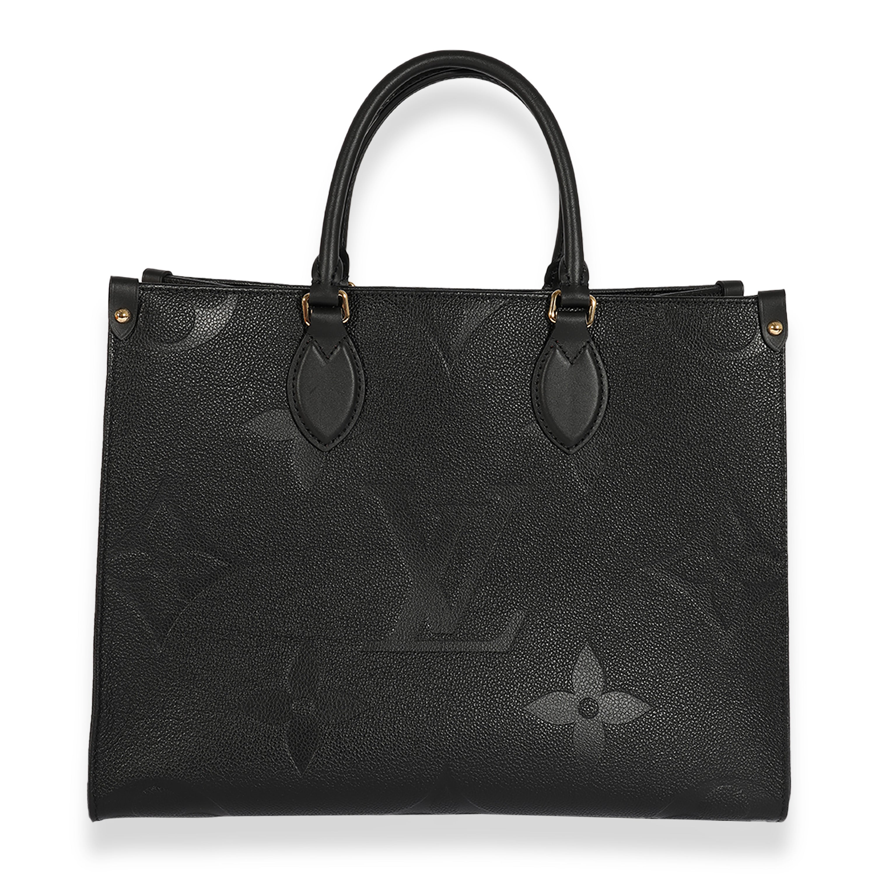 Louis Vuitton Louis Vuitton Black Monogram Empreinte Onthego MM