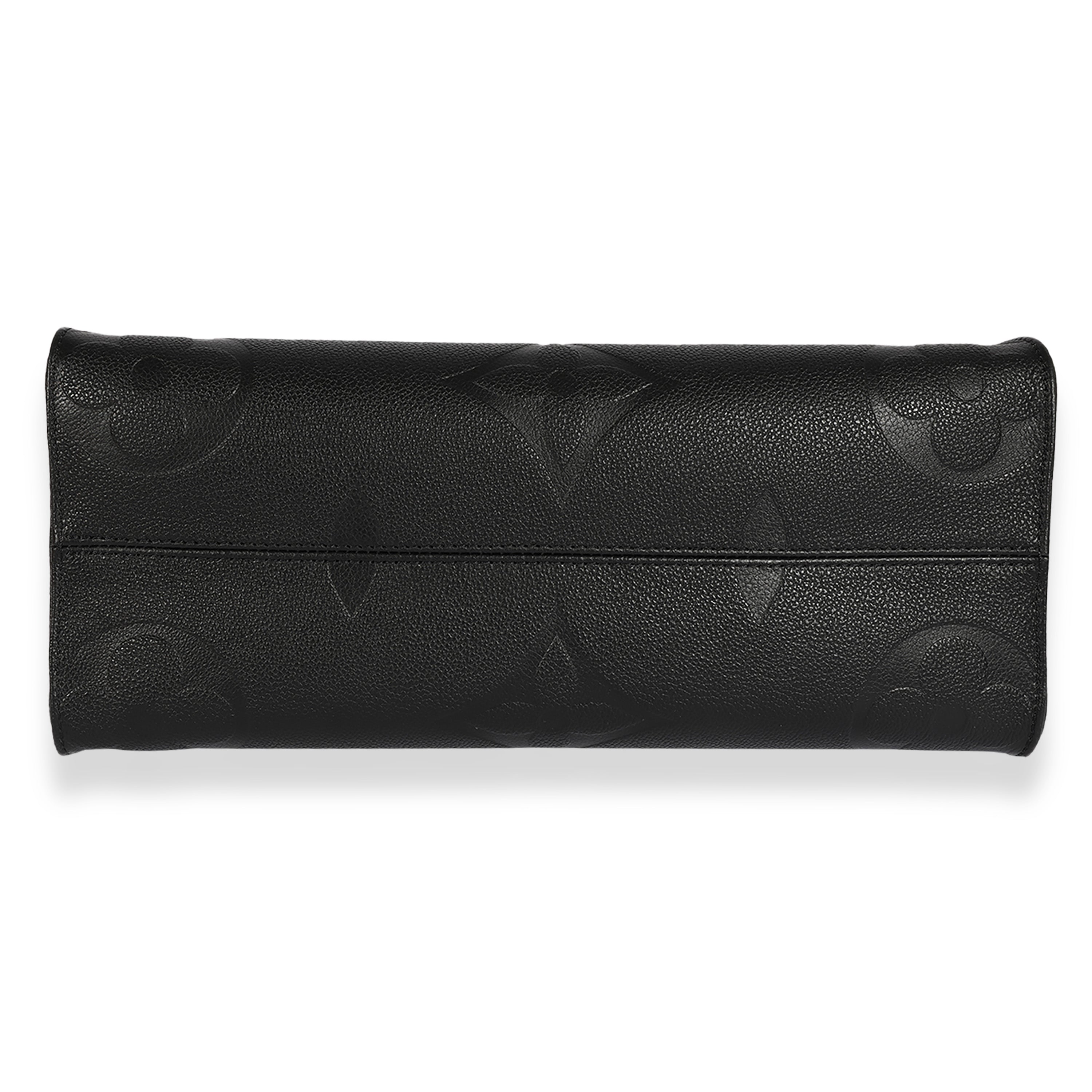 Louis Vuitton Louis Vuitton Black Monogram Empreinte Onthego MM