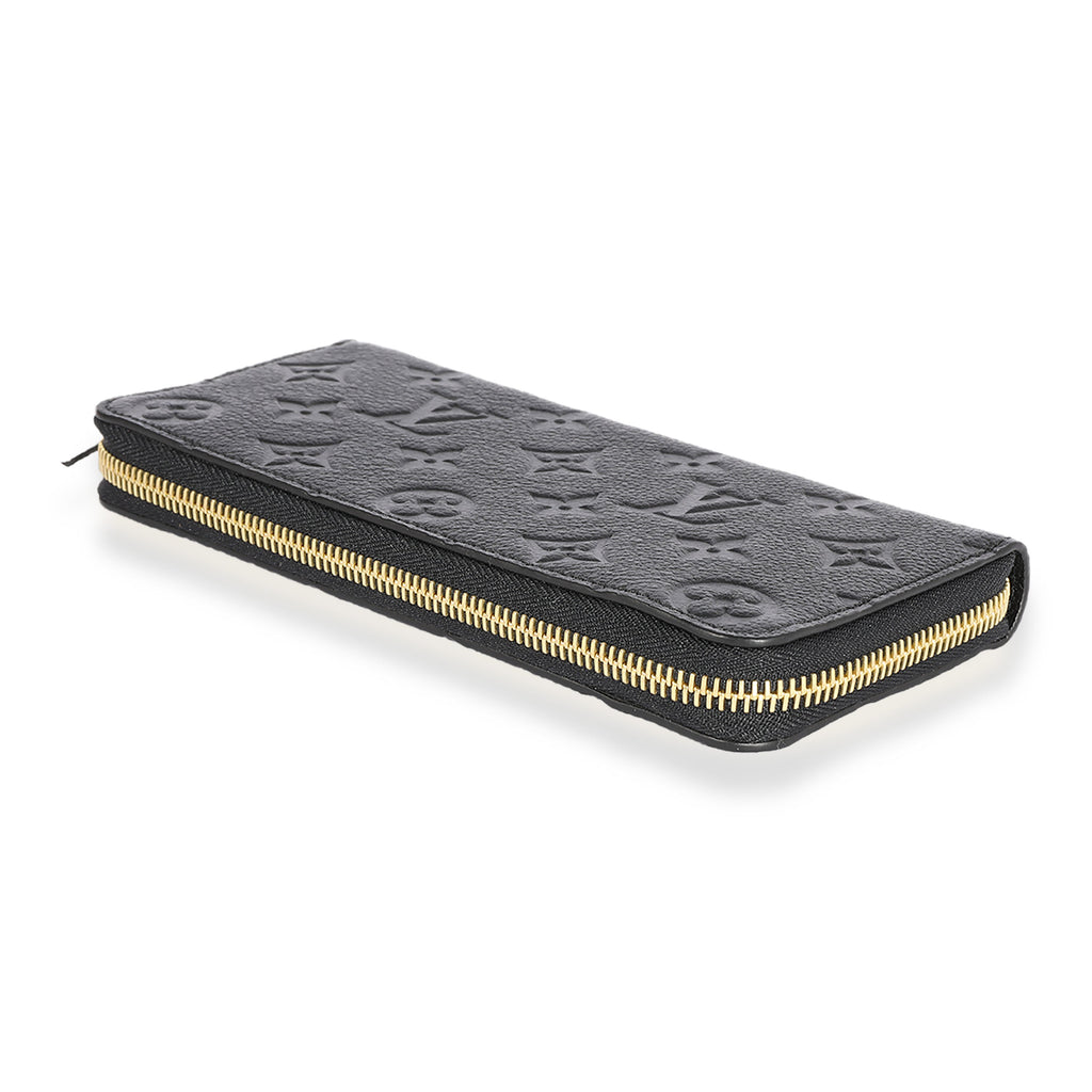 Louis Vuitton Louis Vuitton Black Monogram Empreinte Clémence Wallet
