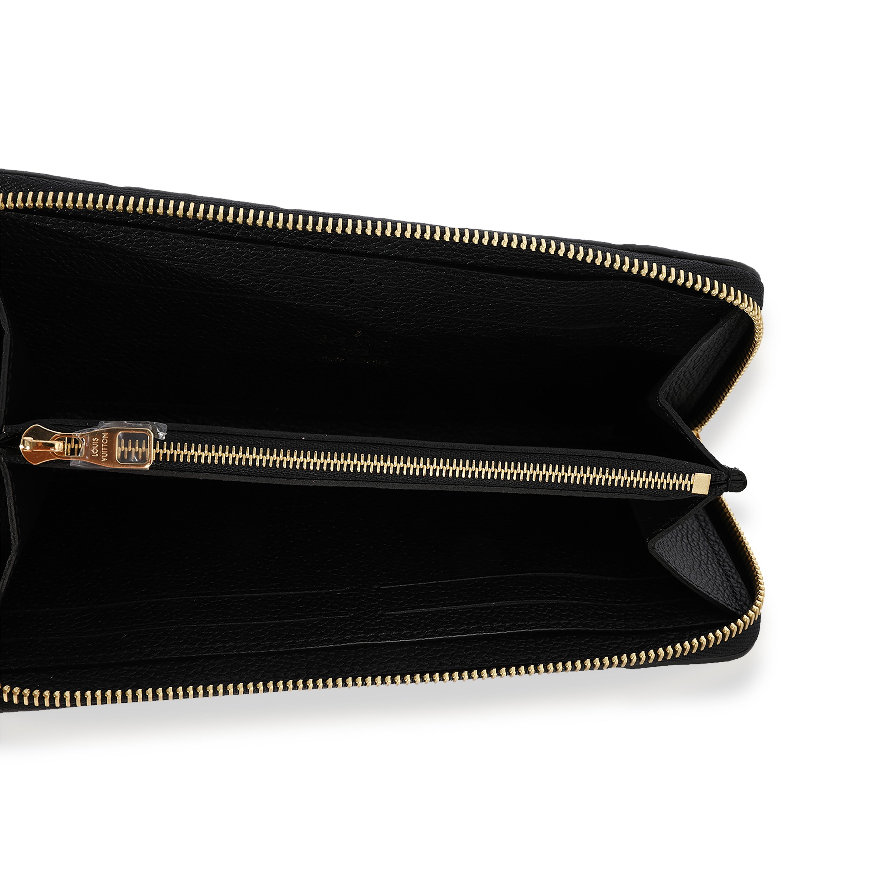 Louis Vuitton Louis Vuitton Black Monogram Empreinte Clémence Wallet