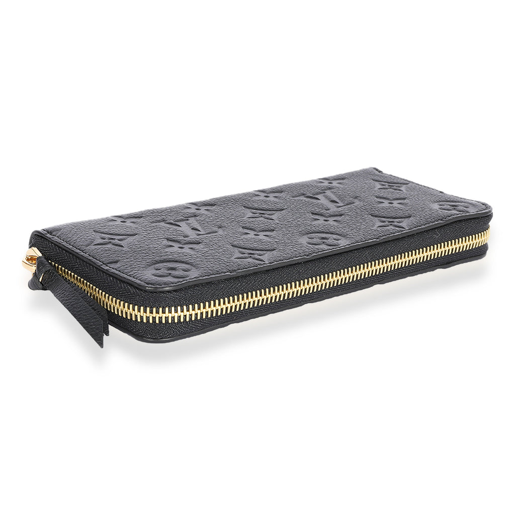 Louis Vuitton Louis Vuitton Black Monogram Empreinte Clémence Wallet