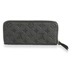 Louis Vuitton Louis Vuitton Black Monogram Empreinte Clémence Wallet