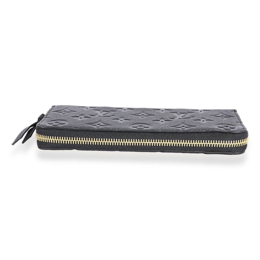Louis Vuitton Louis Vuitton Black Monogram Empreinte Clémence Wallet