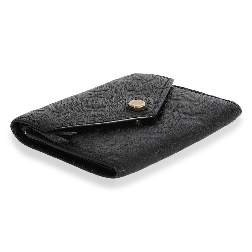 Louis Vuitton Louis Vuitton Black Monogram Empreinte Victorine Wallet