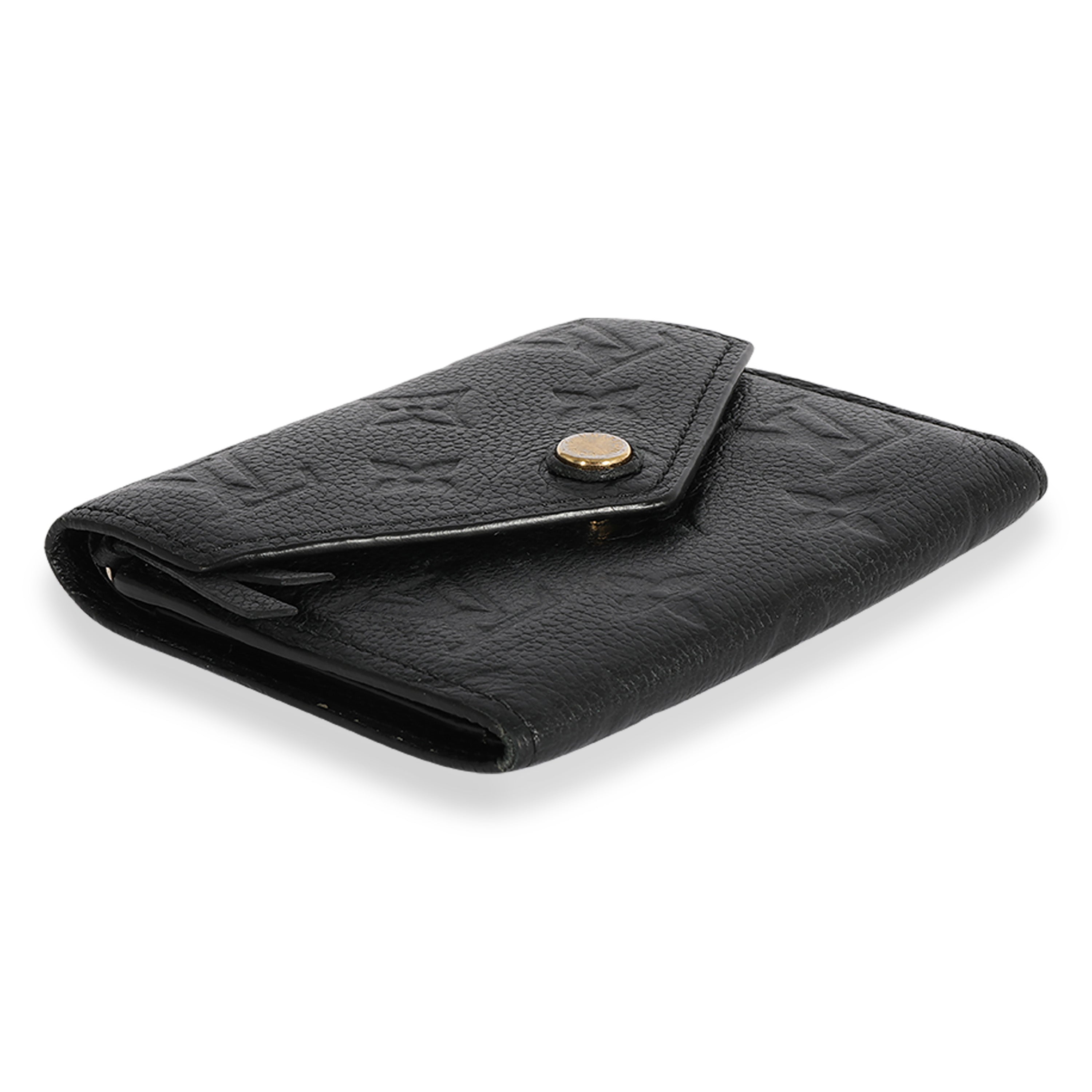 Louis Vuitton Louis Vuitton Black Monogram Empreinte Victorine Wallet