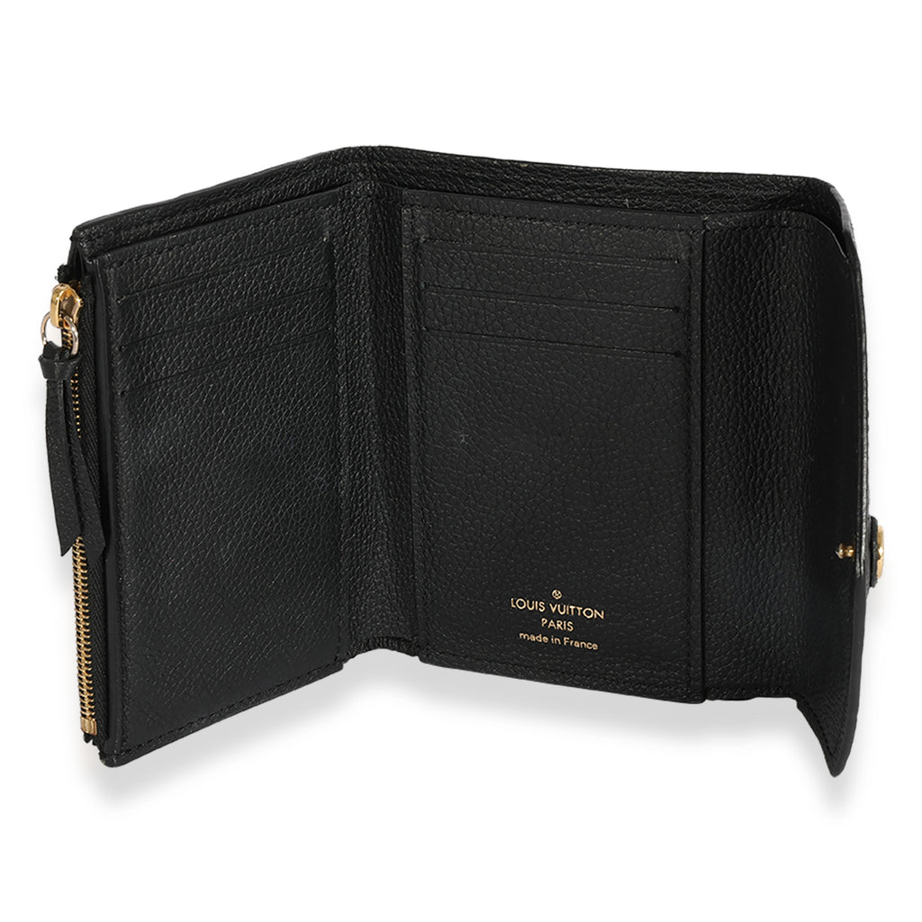 Louis Vuitton Louis Vuitton Black Monogram Empreinte Victorine Wallet