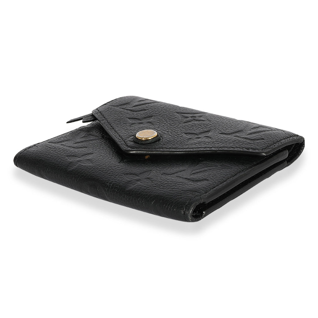 Louis Vuitton Louis Vuitton Black Monogram Empreinte Victorine Wallet