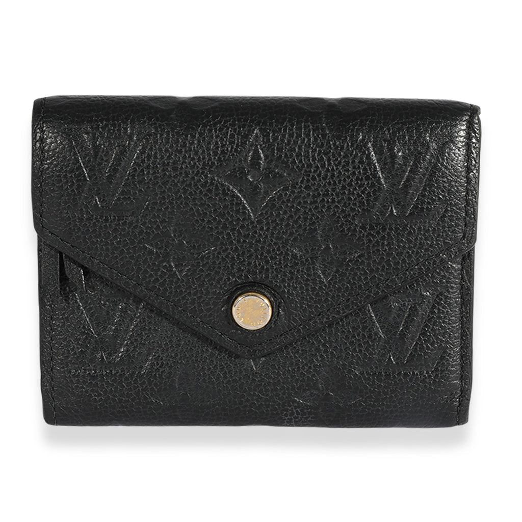 Louis Vuitton Louis Vuitton Black Monogram Empreinte Victorine Wallet