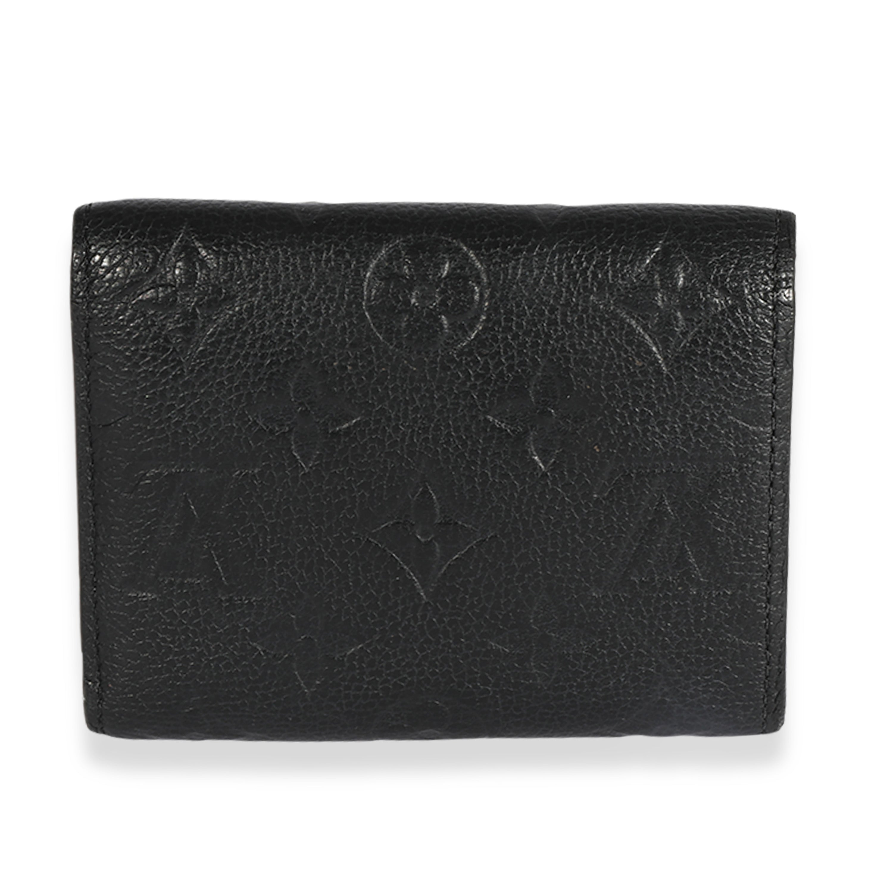 Louis Vuitton Louis Vuitton Black Monogram Empreinte Victorine Wallet