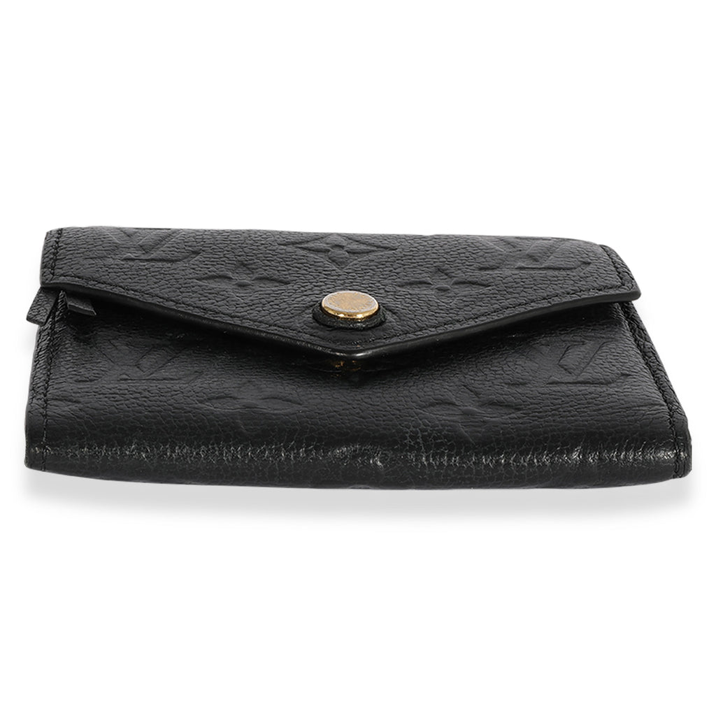 Louis Vuitton Louis Vuitton Black Monogram Empreinte Victorine Wallet