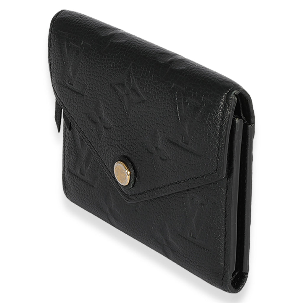 Louis Vuitton Louis Vuitton Black Monogram Empreinte Victorine Wallet