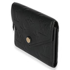 Louis Vuitton Louis Vuitton Black Monogram Empreinte Victorine Wallet