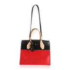 Louis Vuitton Rouge & Black Calfskin City Steamer MM