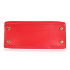 Louis Vuitton Rouge & Black Calfskin City Steamer MM