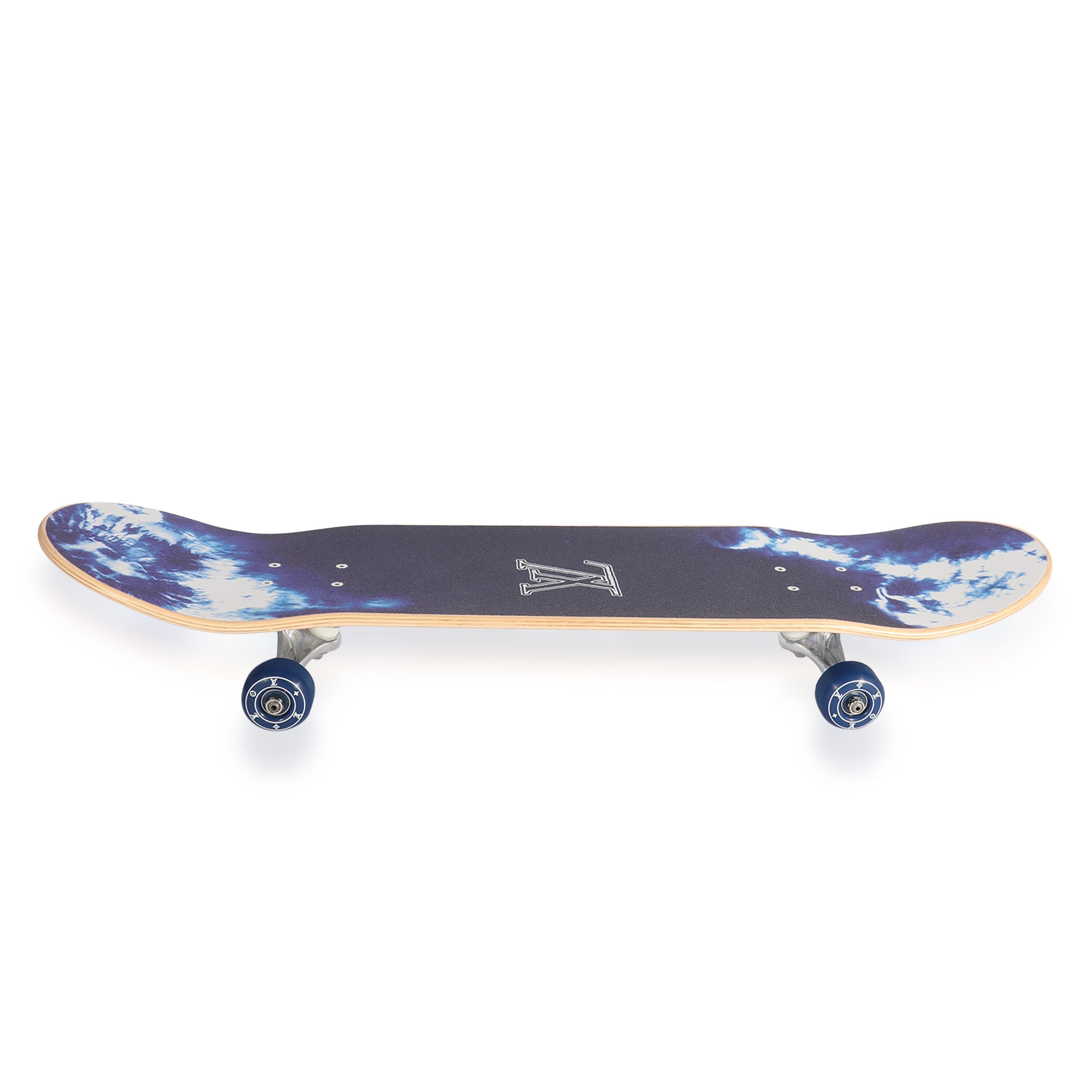 Louis Vuitton Blue Monogram Bandana Tie Dye Skateboard