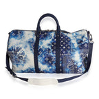 Louis Vuitton Louis Vuitton Blue Monogram Bandana Keepall Bandoulière 50