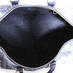 Louis Vuitton Louis Vuitton Blue Monogram Bandana Keepall Bandoulière 50