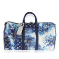 Louis Vuitton Louis Vuitton Blue Monogram Bandana Keepall Bandoulière 50