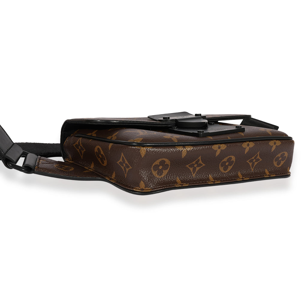 Louis Vuitton Louis Vuitton Monogram Macassar S Lock Sling Bag