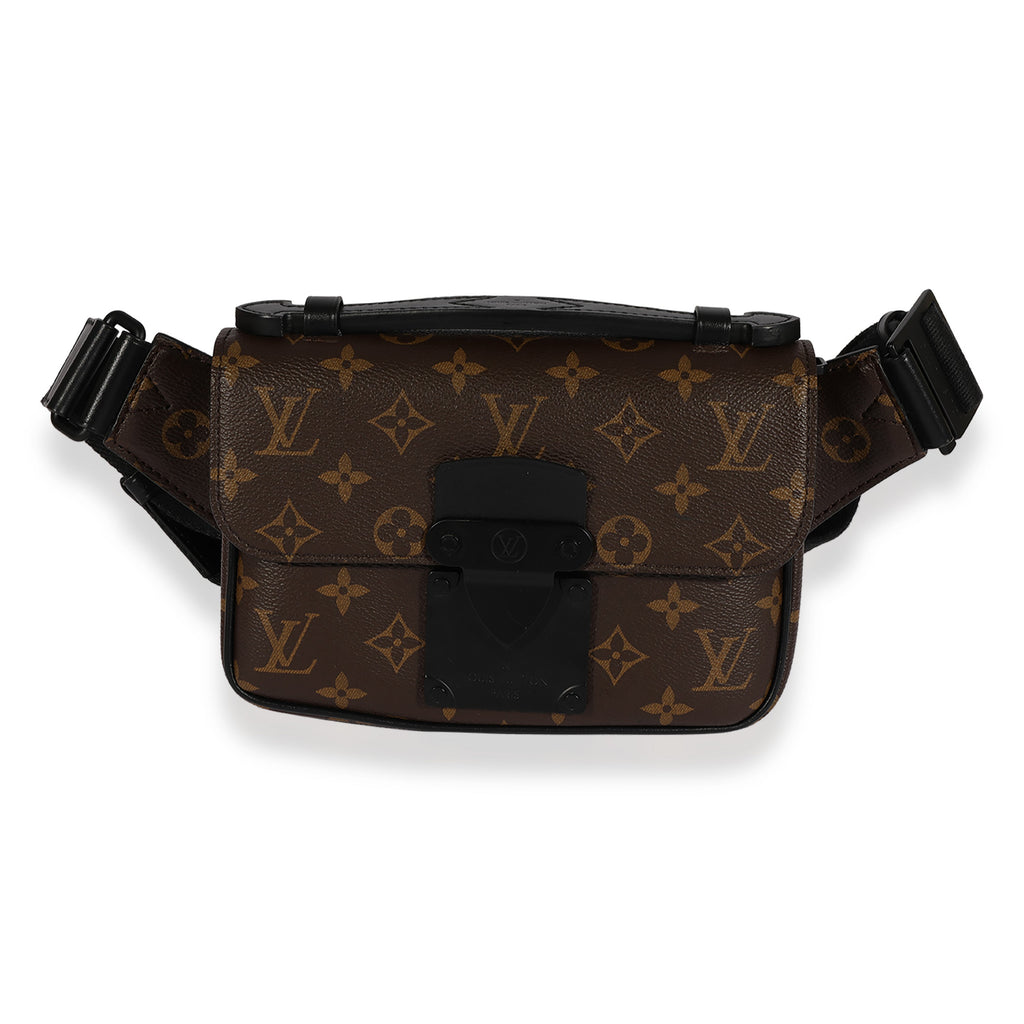 Louis Vuitton Louis Vuitton Monogram Macassar S Lock Sling Bag