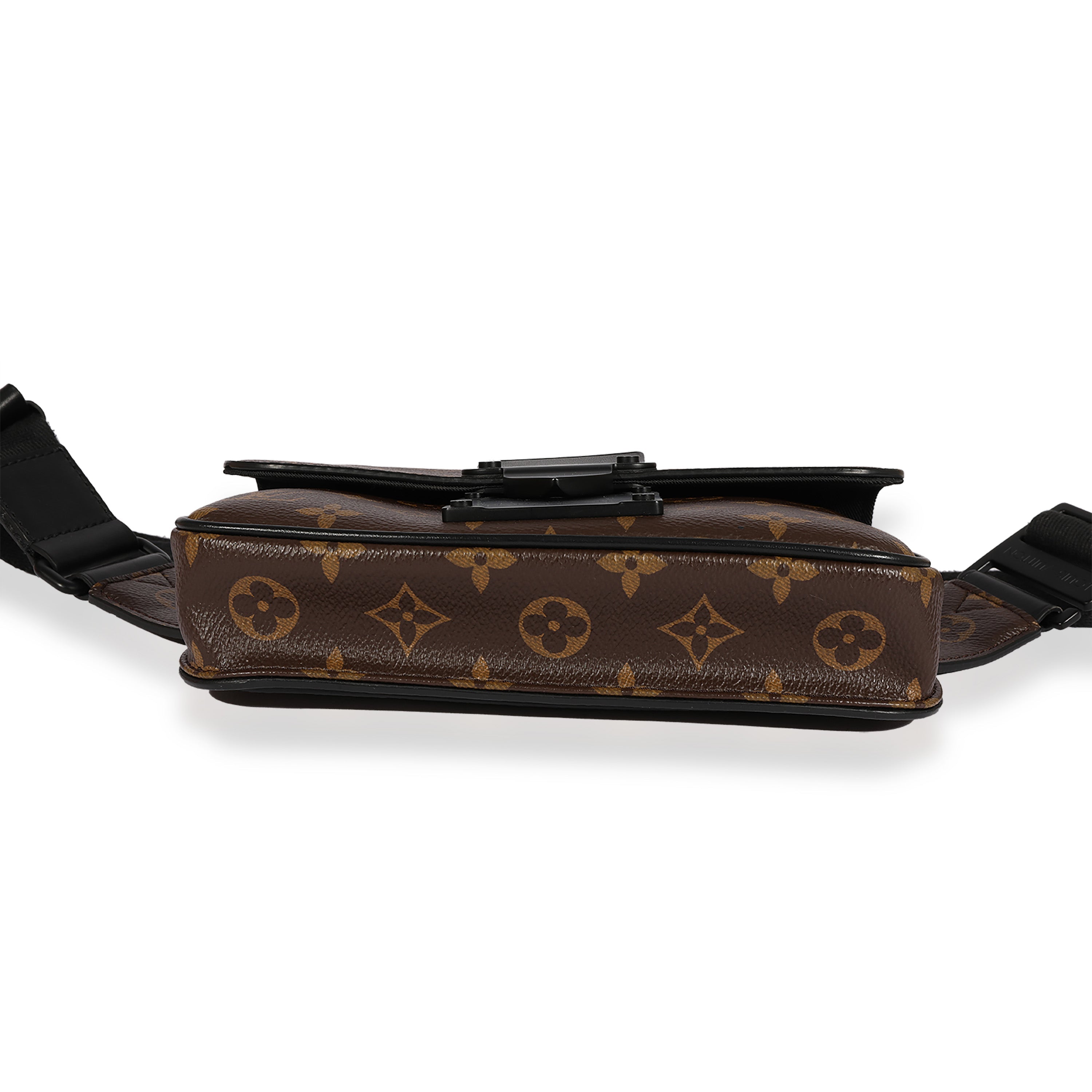 Louis Vuitton Louis Vuitton Monogram Macassar S Lock Sling Bag