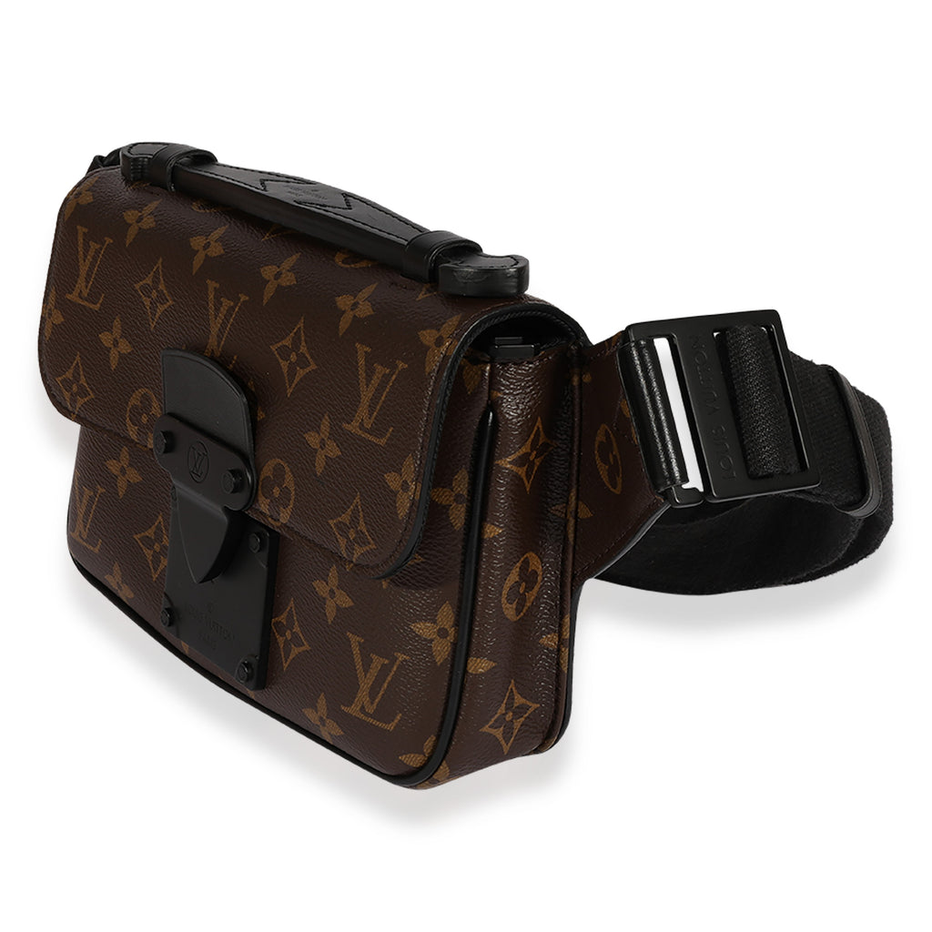 Louis Vuitton Louis Vuitton Monogram Macassar S Lock Sling Bag