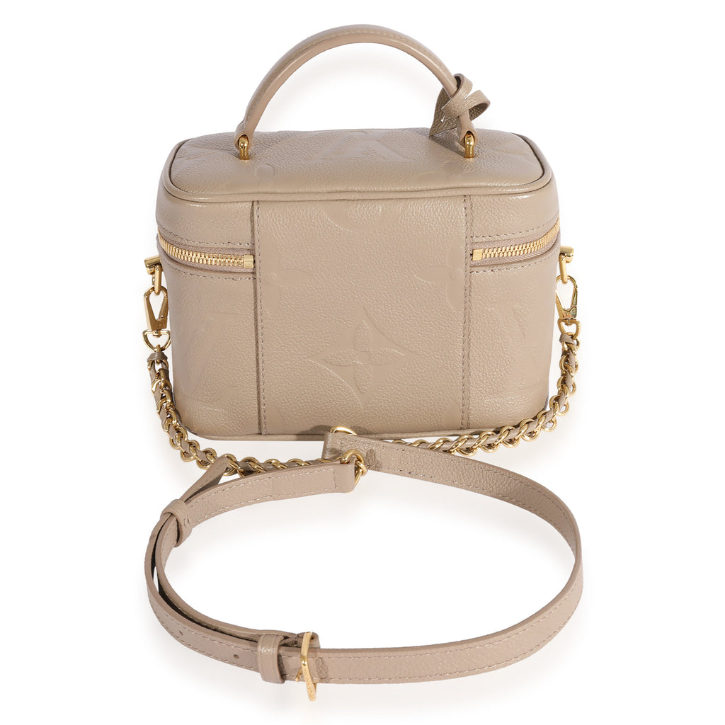 Louis Vuitton Louis Vuitton Turtledove Monogram Empreinte Vanity PM