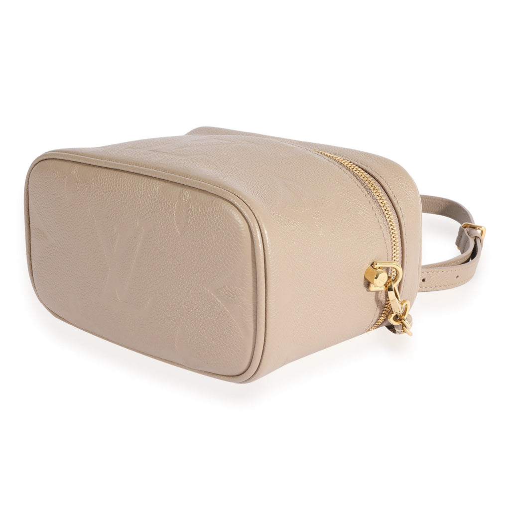 Louis Vuitton Louis Vuitton Turtledove Monogram Empreinte Vanity PM