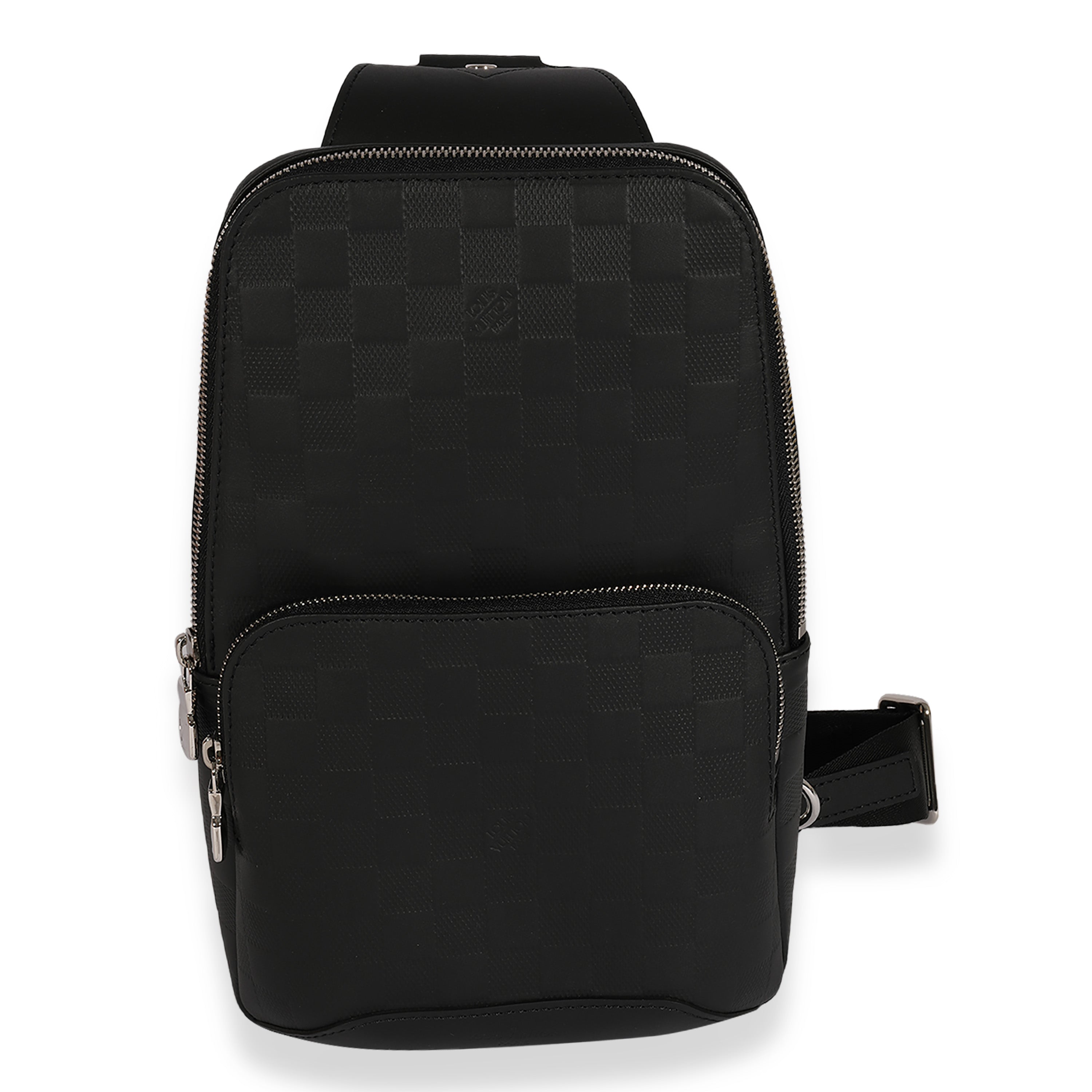 Louis Vuitton Black Damier Infini Avenue Sling Bag