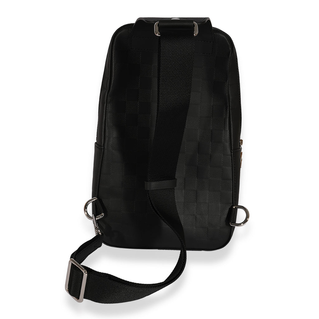 Louis Vuitton Black Damier Infini Avenue Sling Bag