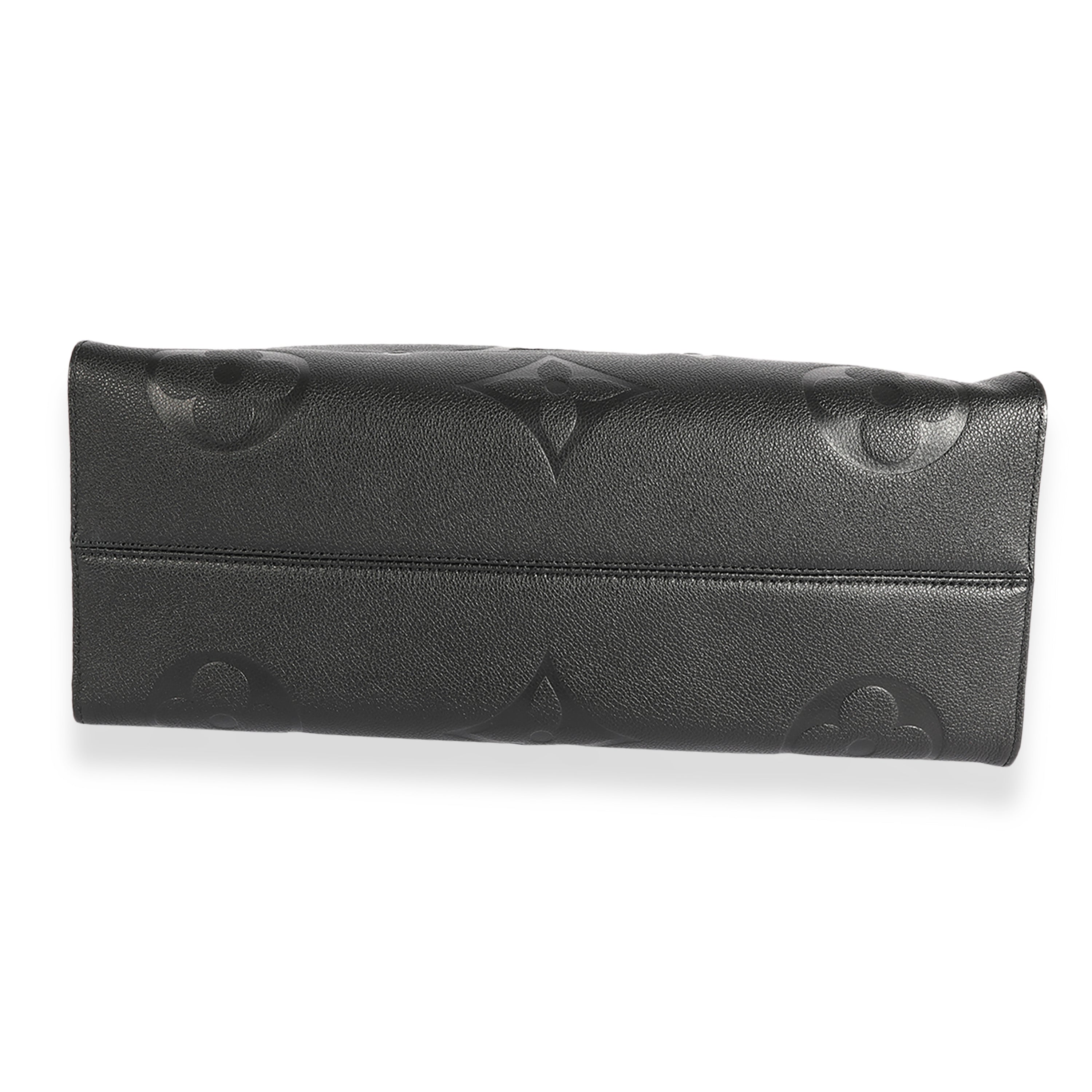 Louis Vuitton Lous Vuitton Black Monogram Empreinte Onthego GM
