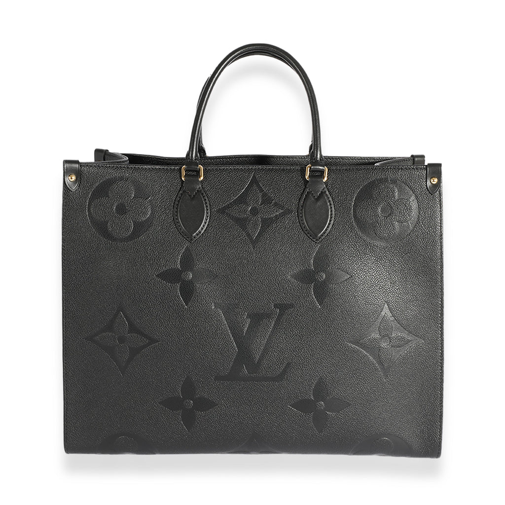 Louis Vuitton Lous Vuitton Black Monogram Empreinte Onthego GM