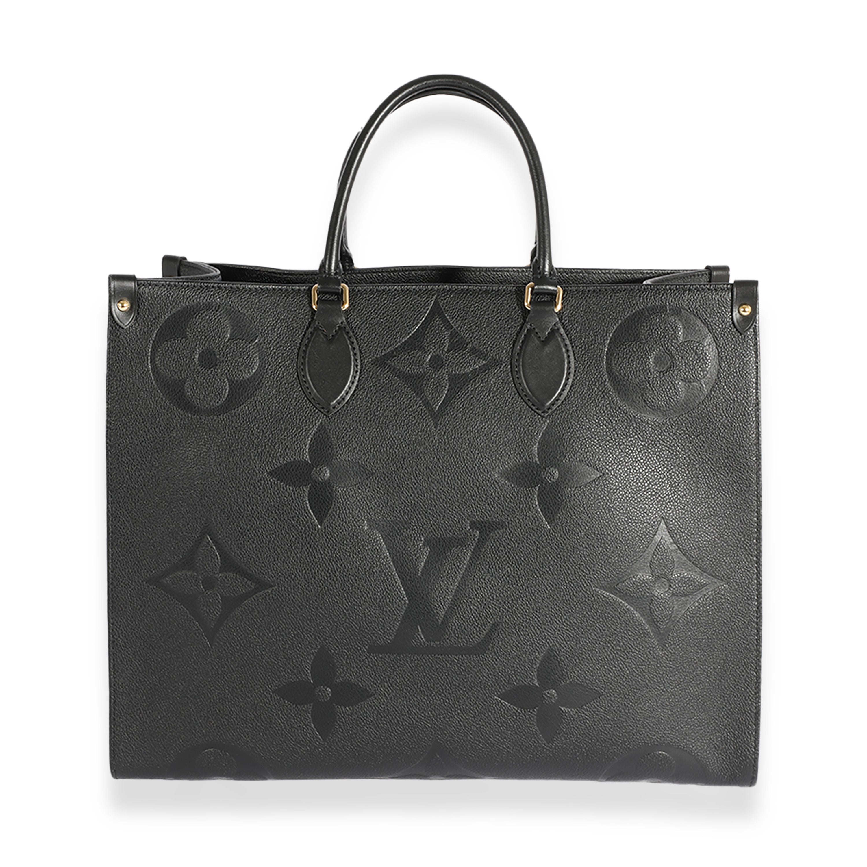 Louis Vuitton Lous Vuitton Black Monogram Empreinte Onthego GM