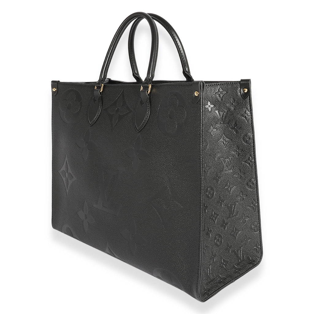 Louis Vuitton Lous Vuitton Black Monogram Empreinte Onthego GM