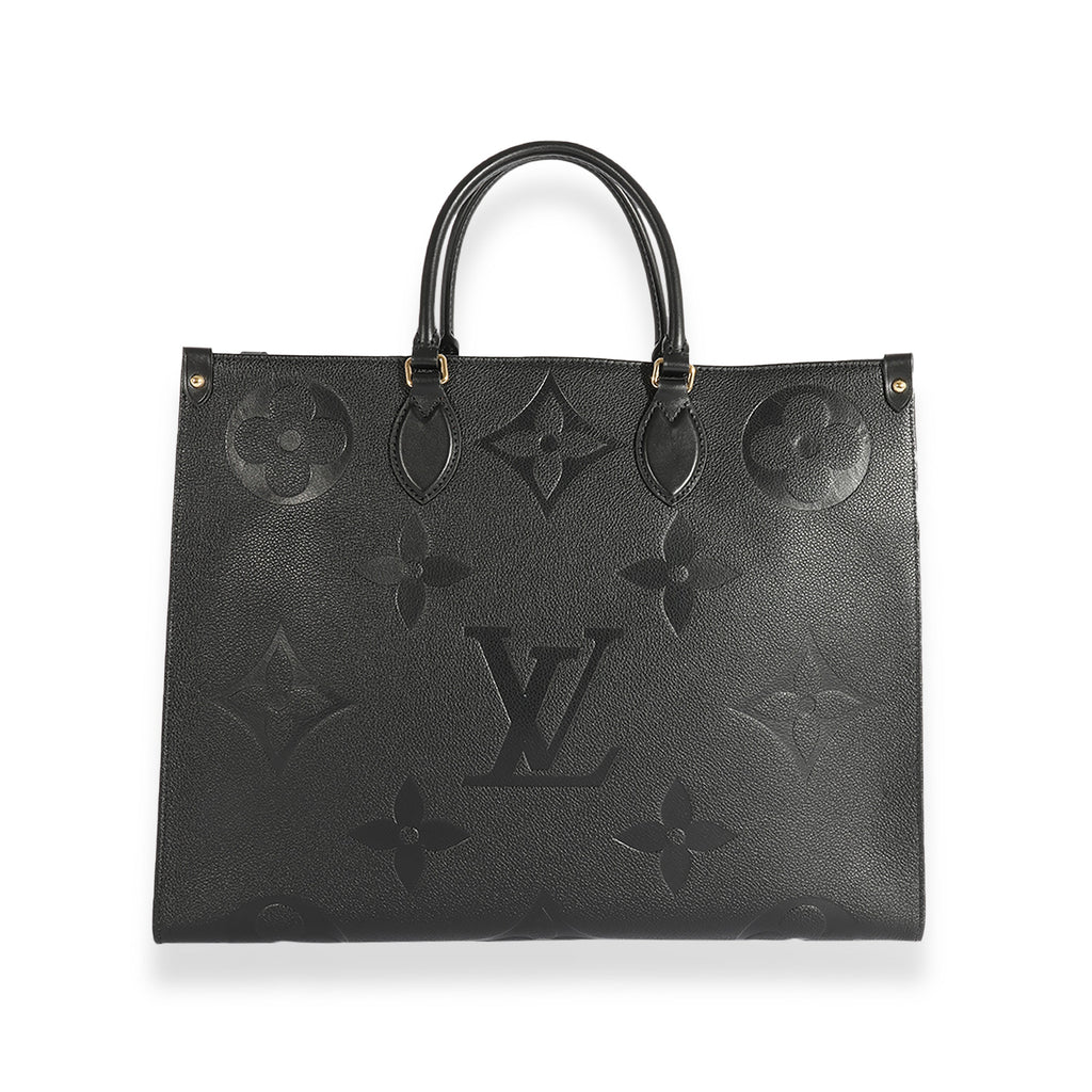 Louis Vuitton Lous Vuitton Black Monogram Empreinte Onthego GM