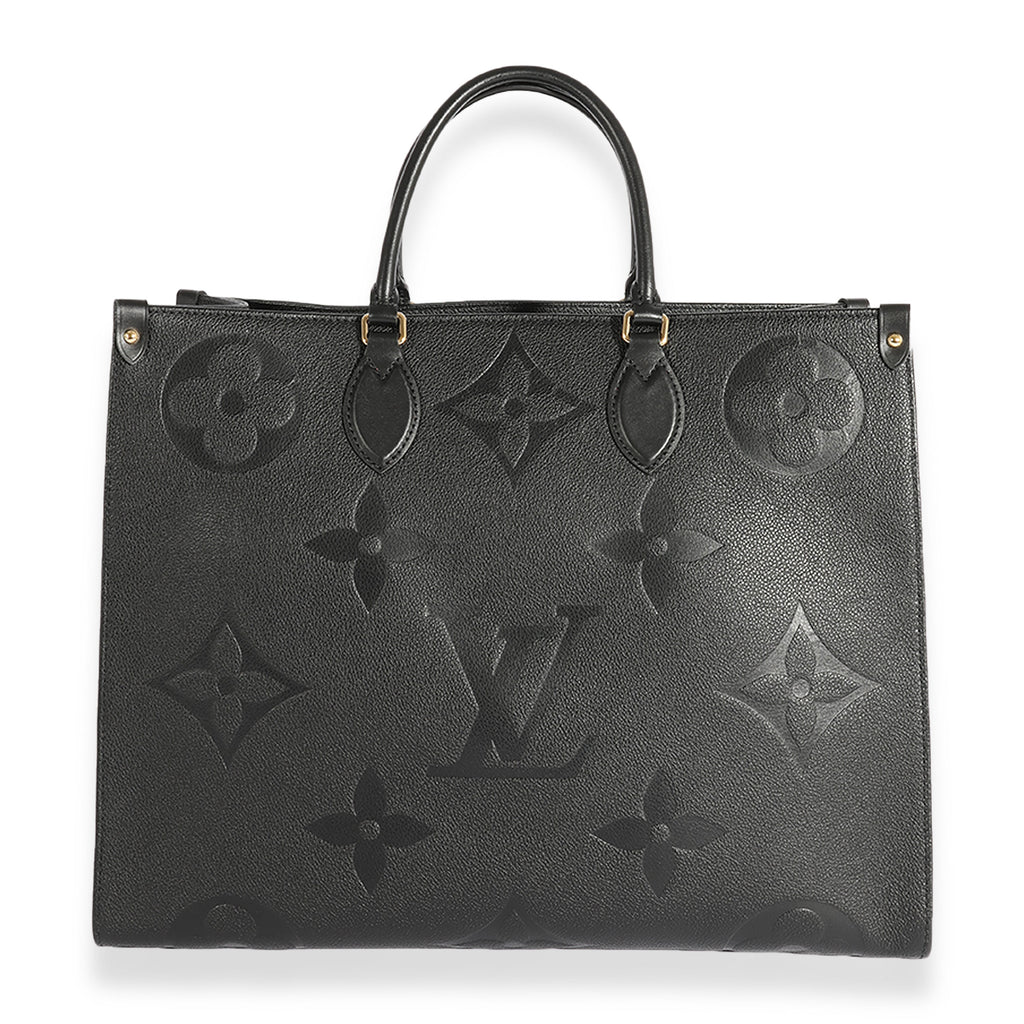 Louis Vuitton Lous Vuitton Black Monogram Empreinte Onthego GM