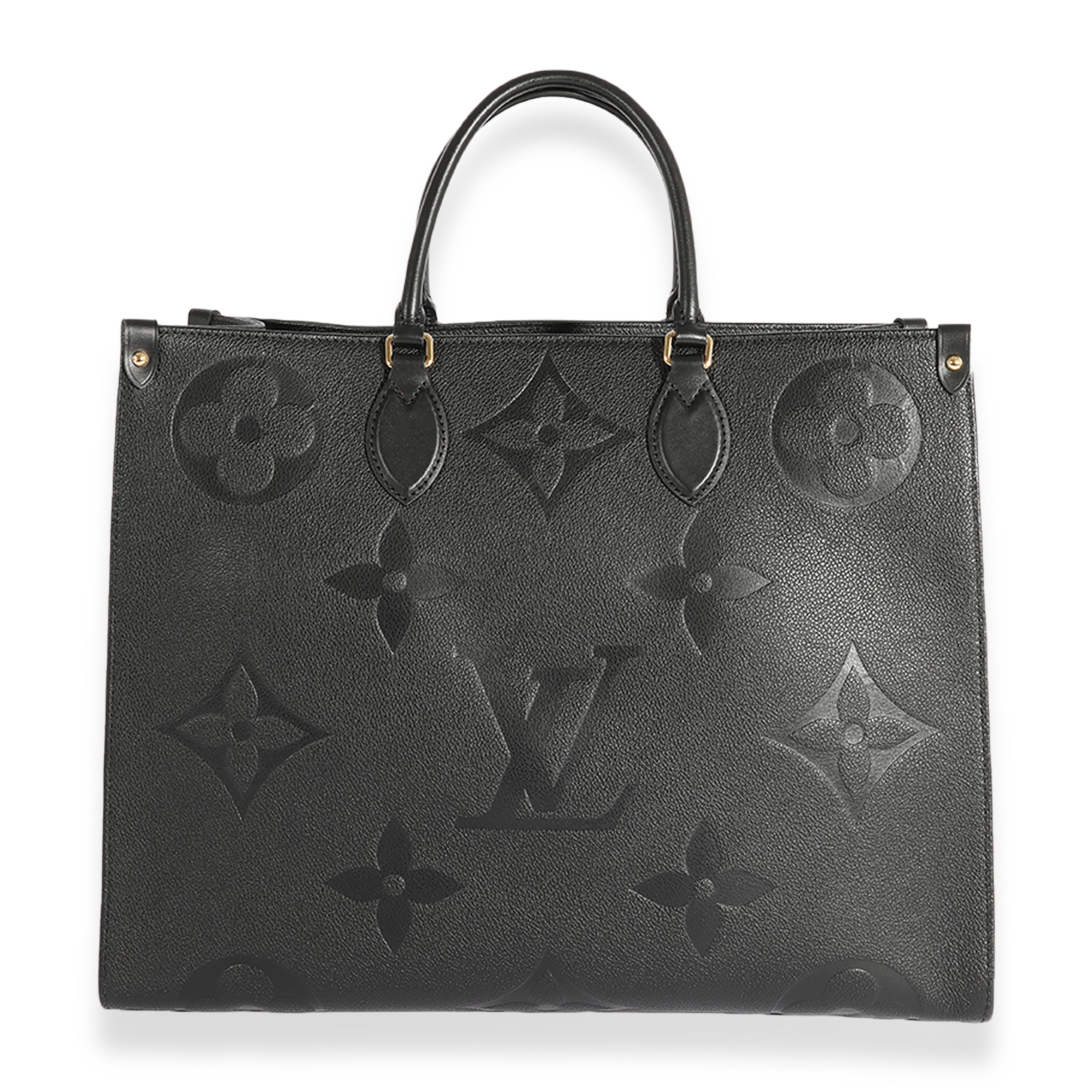 Louis Vuitton Lous Vuitton Black Monogram Empreinte Onthego GM