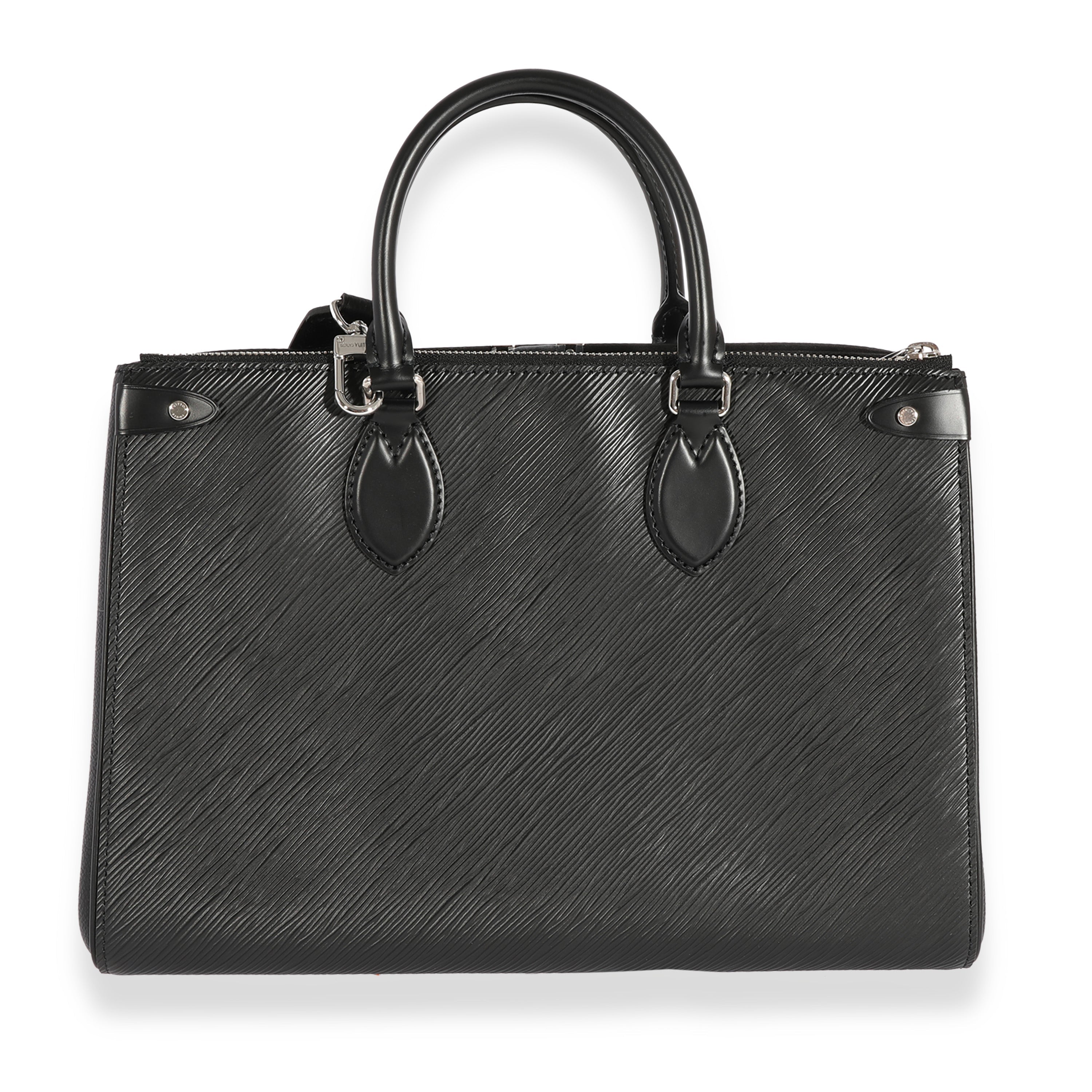 Louis Vuitton Louis Vuitton Black Epi Leather Grenelle MM Tote